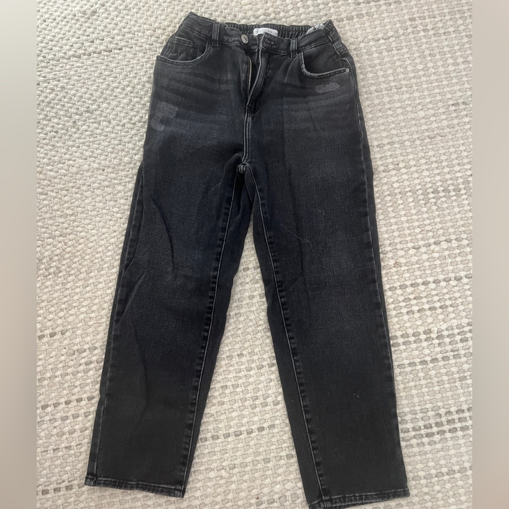 Zara Black Mom Jeans